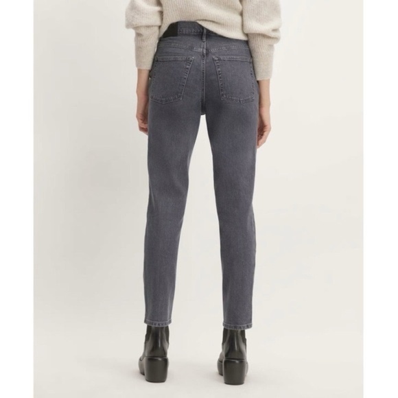 EVERLANE - Curvy Cheeky Straight Skinny Jeans Black Gray Wash Size 23 - Picture 2 of 9